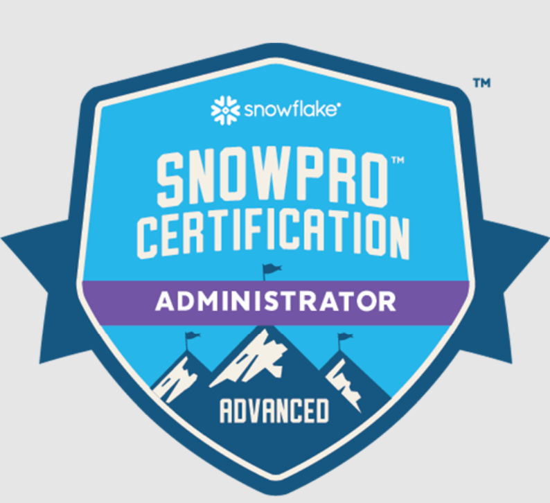 Snowflake SnowPro Advanced Administrator badge
